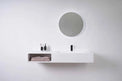 Spio WM 140R w/Shelf-WALL MOUNT WASHBASINS-訂造一體無縫洗手盆,Tailor made Washbasins,waterbasin hk, 浴室物料,浴室裝修,訂造洗手盆,浴室翻新,Bathroomware ,Bespoke bathroom,浴室配件,訂造浴室潔具,訂造浴室傢俬,香港 浴室設計 公司,best custom bathroom furniture HK, Infinite Bath