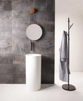pedestal basin Niagara P 40-PEDESTALs WASHBASINS-訂造一體無縫洗手盆,Tailor made Washbasins,waterbasin hk, 浴室物料,浴室裝修,訂造洗手盆,浴室翻新,Bathroomware ,Bespoke bathroom,浴室配件,訂造浴室潔具,訂造浴室傢俬,香港 浴室設計 公司,best custom bathroom furniture HK, Infinite Bath