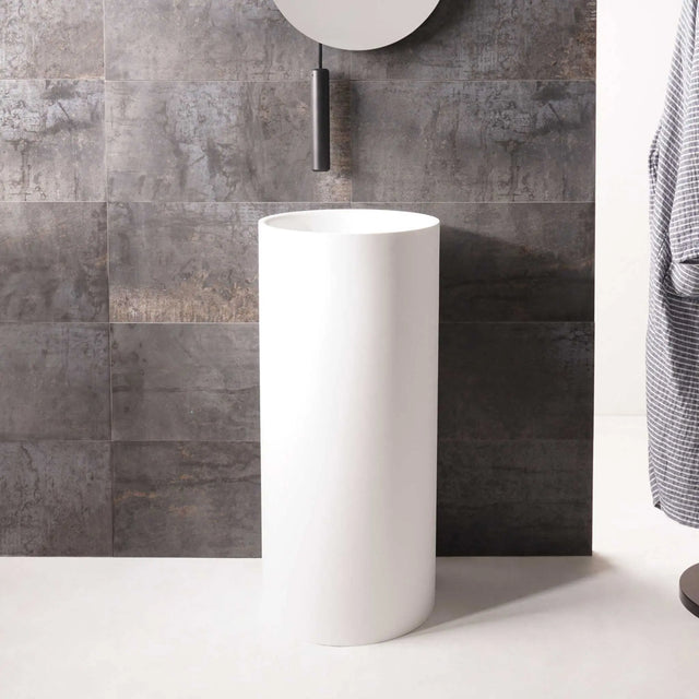 pedestal basin Niagara P 40-PEDESTALs WASHBASINS-訂造一體無縫洗手盆,Tailor made Washbasins,waterbasin hk, 浴室物料,浴室裝修,訂造洗手盆,浴室翻新,Bathroomware ,Bespoke bathroom,浴室配件,訂造浴室潔具,訂造浴室傢俬,香港 浴室設計 公司,best custom bathroom furniture HK, Infinite Bath