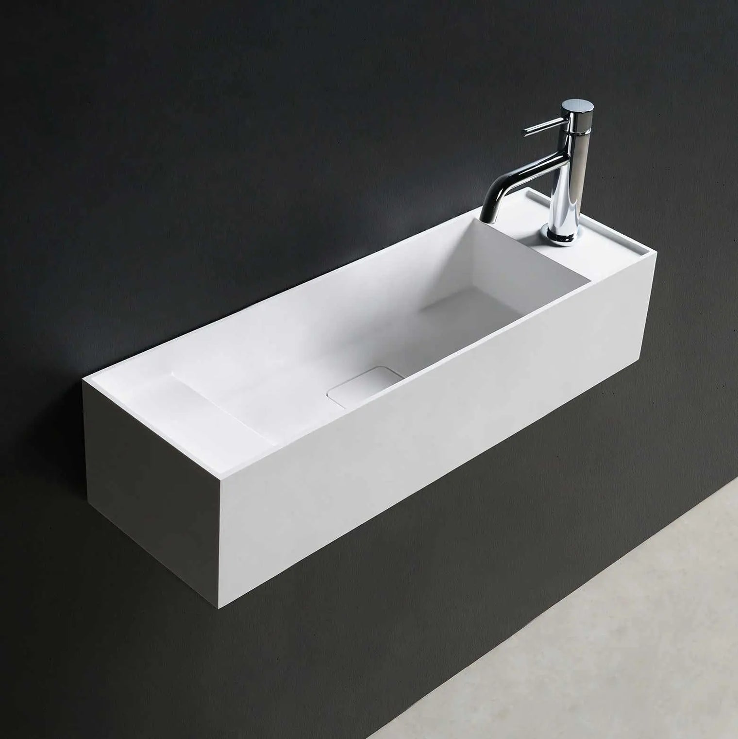 CUBE-X WM 65-WALL MOUNT WASHBASINS-訂造一體無縫洗手盆,Tailor made Washbasins,waterbasin hk, 浴室物料,浴室裝修,訂造洗手盆,浴室翻新,Bathroomware ,Bespoke bathroom,浴室配件,訂造浴室潔具,訂造浴室傢俬,香港 浴室設計 公司,best custom bathroom furniture HK, Infinite Bath