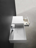 bathroom vanity CUBE-X WM 90L w/Drawer-WALL MOUNT WASHBASINS-訂造一體無縫洗手盆,Tailor made Washbasins,waterbasin hk, 浴室物料,浴室裝修,訂造洗手盆,浴室翻新,Bathroomware ,Bespoke bathroom,浴室配件,訂造浴室潔具,訂造浴室傢俬,香港 浴室設計 公司,best custom bathroom furniture HK, Infinite Bath