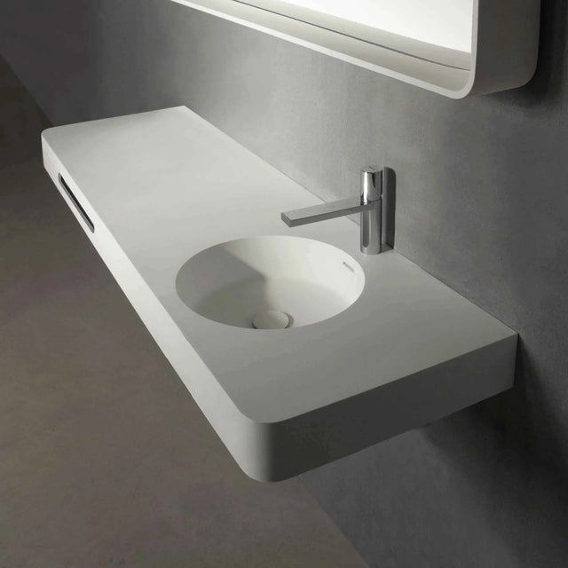 Cirque WM 120R-WALL MOUNT WASHBASINS-訂造一體無縫洗手盆,Tailor made Washbasins,waterbasin hk, 浴室物料,浴室裝修,訂造洗手盆,浴室翻新,Bathroomware ,Bespoke bathroom,浴室配件,訂造浴室潔具,訂造浴室傢俬,香港 浴室設計 公司,best custom bathroom furniture HK, Infinite Bath