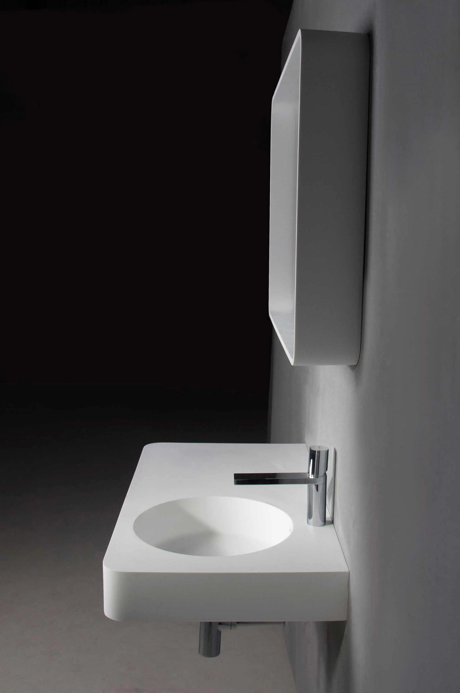 Cirque WM 55R-WALL MOUNT WASHBASINS-訂造一體無縫洗手盆,Tailor made Washbasins,waterbasin hk, 浴室物料,浴室裝修,訂造洗手盆,浴室翻新,Bathroomware ,Bespoke bathroom,浴室配件,訂造浴室潔具,訂造浴室傢俬,香港 浴室設計 公司,best custom bathroom furniture HK, Infinite Bath