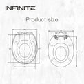 LYON Toilet Seat,INFINITE BATH,浴室翻新,Bathroom Furniture,浴室,Toilet Seat,廁板,馬桶,油壓廁板,座廁板,座廁,bespoke bathroom,bathroomware customize,香港廁板,廁板訂造