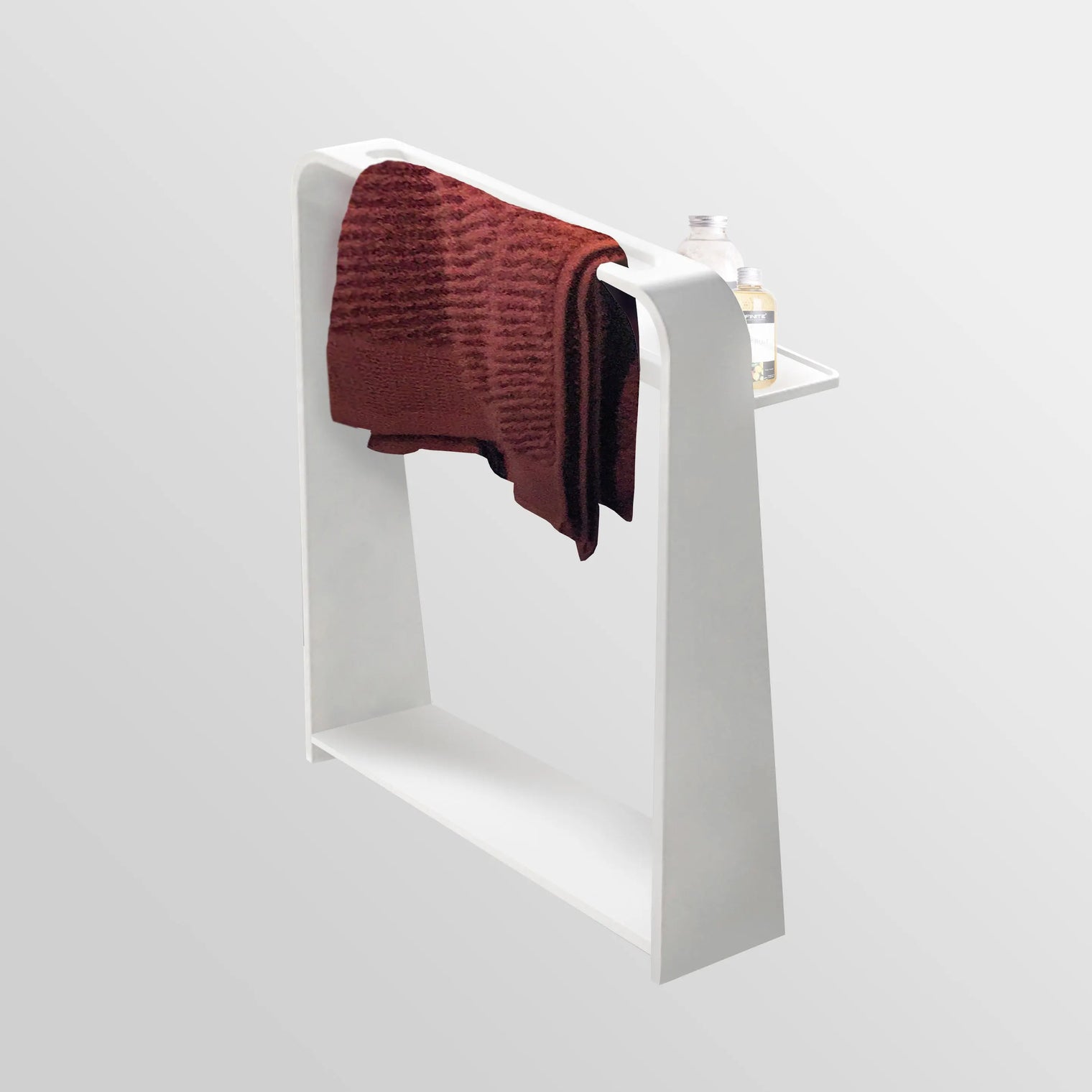 CIRQUE 128 Towel Stand-8050 Solid Surfaces Home-INFINITE-訂造洗手盆,浴室翻新, small size bathtubs, custom-made bathtub HK,freestanding bathtub Hong Kong, 獨立式 浴缸 香港, premium bathtub brands HK, Where to buy bathtubs in Hong Kong, best custom bathroom furniture HK, Infinite Bath, Infinite浴缸, Cloakroom,Vanities, Mirrors,Bathroom Furniture, 浴室裝修,浴室 櫃 訂造