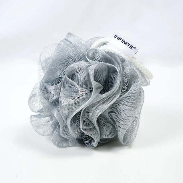 587 Loofah-Charcoal Soft Mesh Poufs-Bath & Body-INFINITE-訂造洗手盆,浴室翻新, small size bathtubs, custom-made bathtub HK,freestanding bathtub Hong Kong, 獨立式 浴缸 香港, premium bathtub brands HK, Where to buy bathtubs in Hong Kong, best custom bathroom furniture HK, Infinite Bath, Infinite浴缸, Cloakroom,Vanities, Mirrors,Bathroom Furniture, 浴室裝修,浴室 櫃 訂造