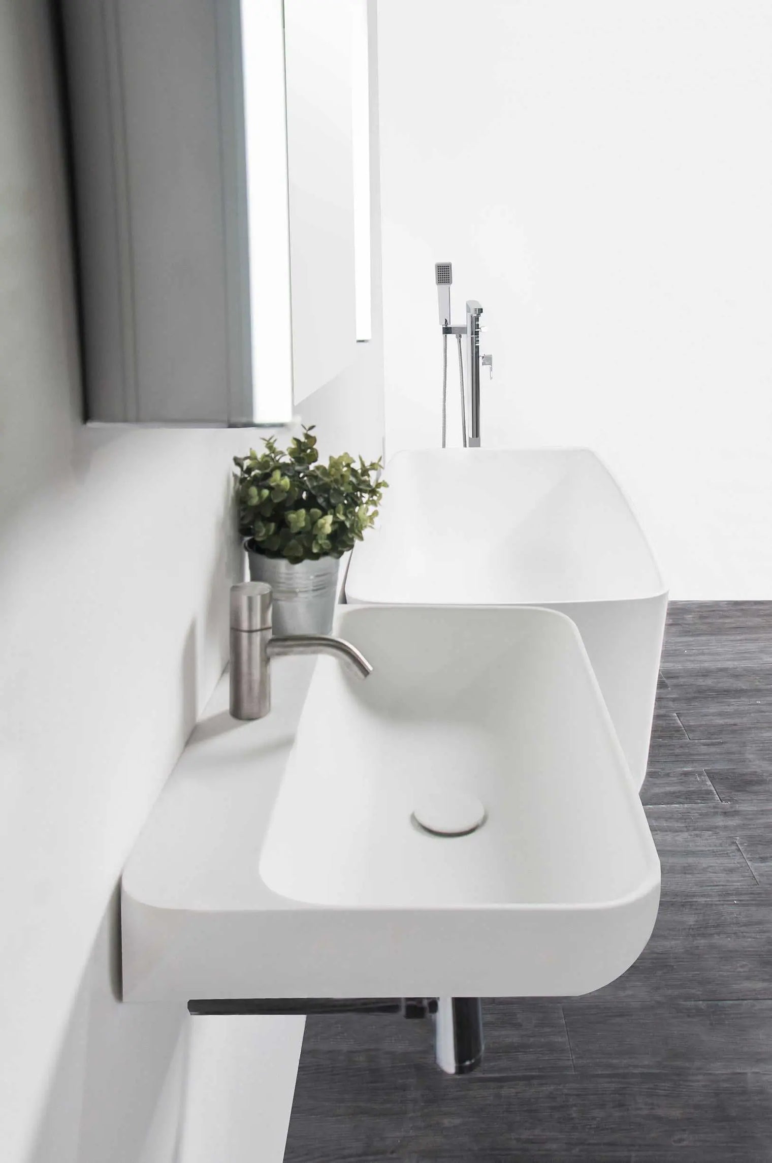 Niagara WM 60-WALL MOUNT WASHBASINS-訂造一體無縫洗手盆,Tailor made Washbasins,waterbasin hk, 浴室物料,浴室裝修,訂造洗手盆,浴室翻新,Bathroomware ,Bespoke bathroom,浴室配件,訂造浴室潔具,訂造浴室傢俬,香港 浴室設計 公司,best custom bathroom furniture HK, Infinite Bath