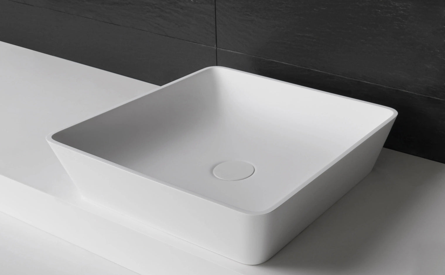 Still Square L Upmount Basin-OVERCOUNTER WASHBASINS-訂造一體無縫洗手盆,Tailor made Washbasins,waterbasin hk, 浴室物料,浴室裝修,訂造洗手盆,浴室翻新,Bathroomware ,Bespoke bathroom,浴室配件,訂造浴室潔具,訂造浴室傢俬,香港 浴室設計 公司,best custom bathroom furniture HK, Infinite Bath